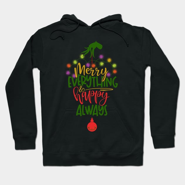 Merry Grinchmas Hoodie by T-shirt Factory